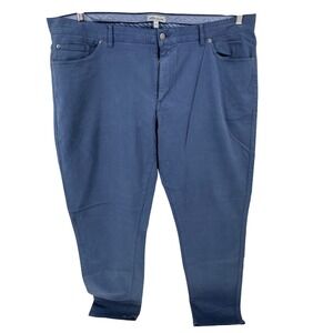Peter‎ Millar Ultimate Sateen Five Pocket Pants Mens 42x34 Blue Stretch Golf